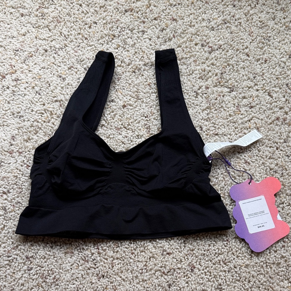 YITTY Black Seamless Support Bralette